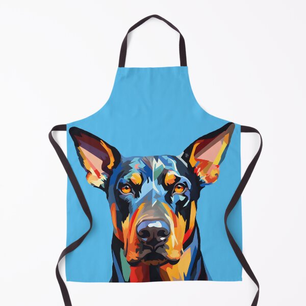 Item preview, Natural ear doberman portrait designed and sold by Art Happens.