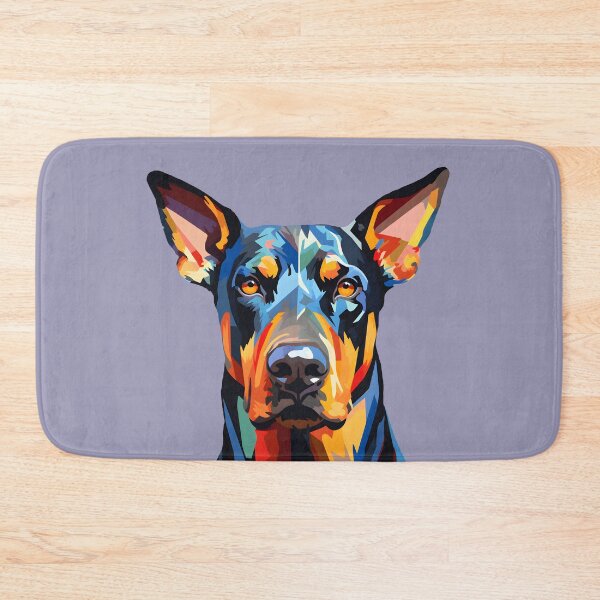 Item preview, Natural ear doberman portrait designed and sold by Art Happens.