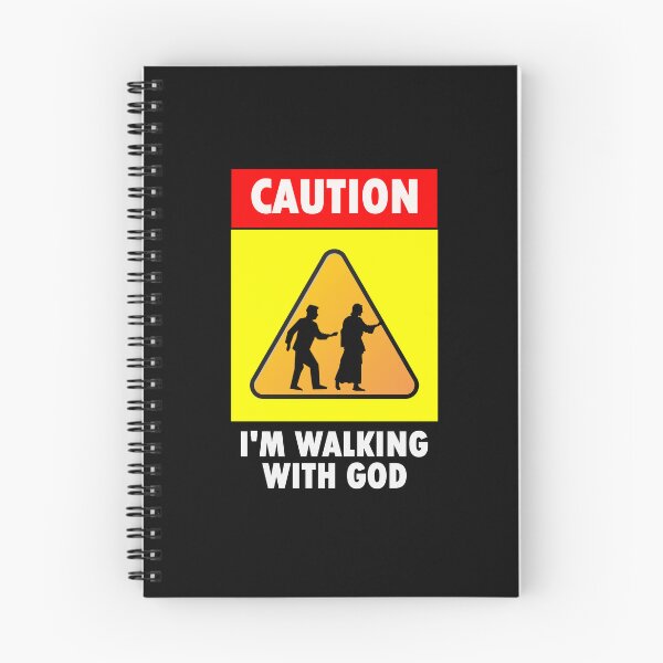 Item preview, Caution I'm walking with God designed and sold by Warih.