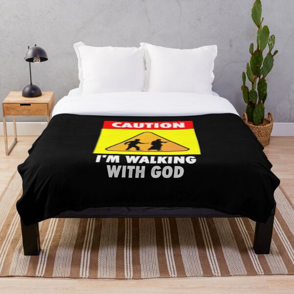Item preview, Caution I'm walking with God designed and sold by Warih.
