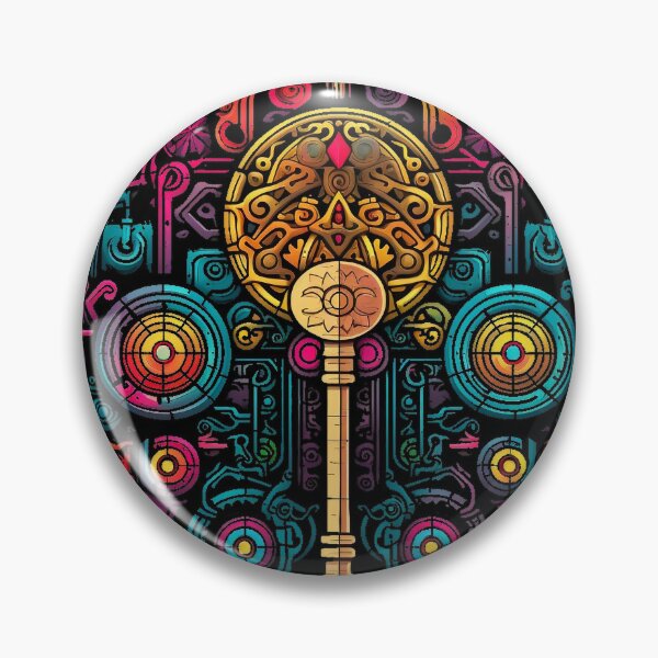 Item preview, Psychedelic Key of Enchantment: Unlocking the Unknown designed and sold by PsyCloth.