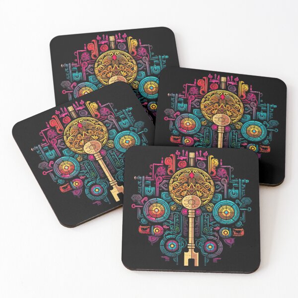 Item preview, Psychedelic Key of Enchantment: Unlocking the Unknown designed and sold by PsyCloth.