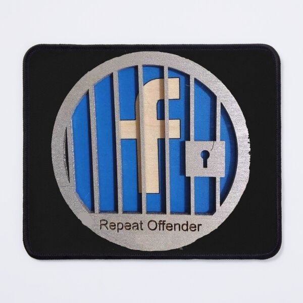 Item preview, facebook jail repeat offender designed and sold by Nostrathomas66.