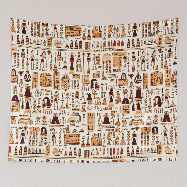 Item preview, Mystic Echoes: Ancient Egypt Hieroglyphics Unveiled designed and sold by AlienSkinEyes.