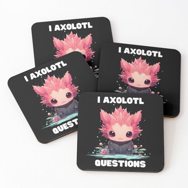 Item preview, I Axolotl Questions Cute Axolotl Kawaii designed and sold by ArtFromBeyond.