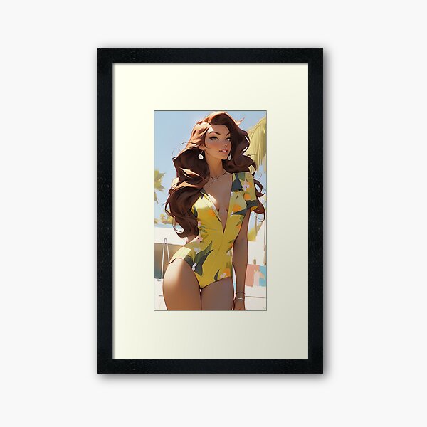 Item preview, Pretty Girl at the Pool designed and sold by AxeWave.
