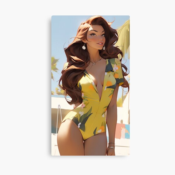 Item preview, Pretty Girl at the Pool designed and sold by AxeWave.