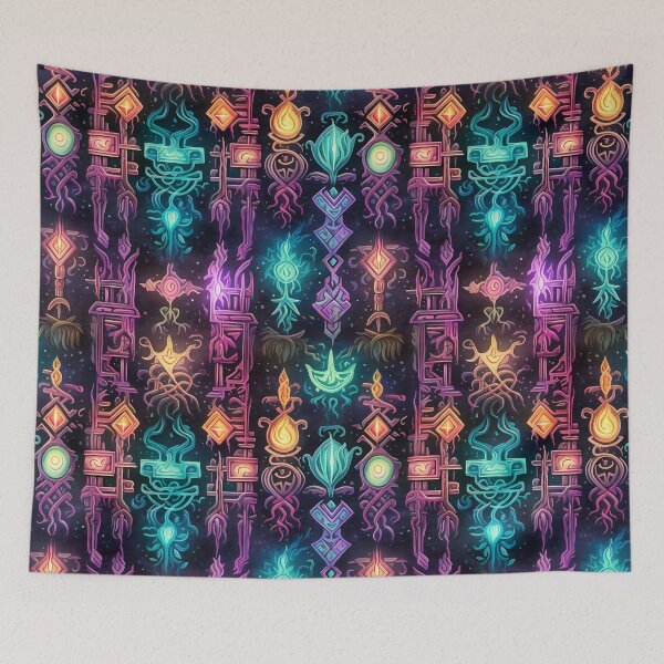 Item preview, Magic Runes Spell Pattern designed and sold by SchorlCraft.