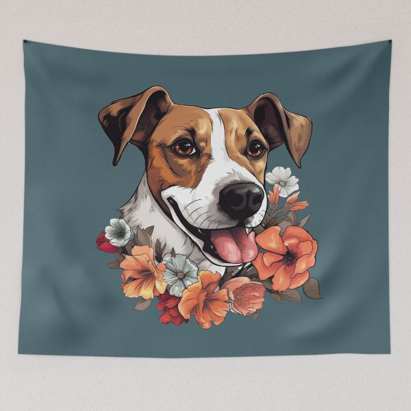 Artikelvorschau, Jack-Russell-Illustration entworfen und verkauft von ZombieLH.