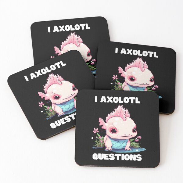 Item preview, I Axolotl Questions Cute Axolotl Kawaii designed and sold by ArtFromBeyond.