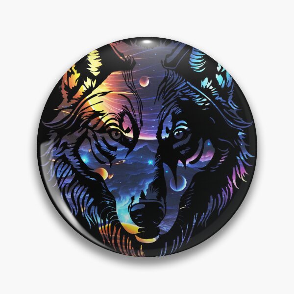 Item preview, Galaxy Wolf Face designed and sold by YrtemmyS.