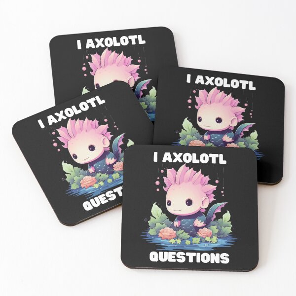 Item preview, I Axolotl Questions Cute Axolotl Kawaii designed and sold by ArtFromBeyond.
