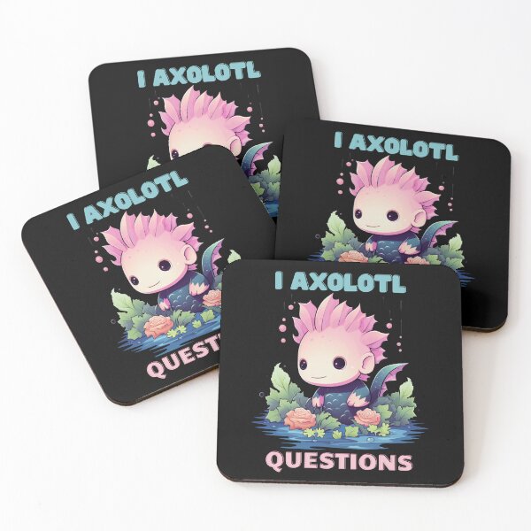 Item preview, I Axolotl Questions Cute Axolotl Kawaii designed and sold by ArtFromBeyond.