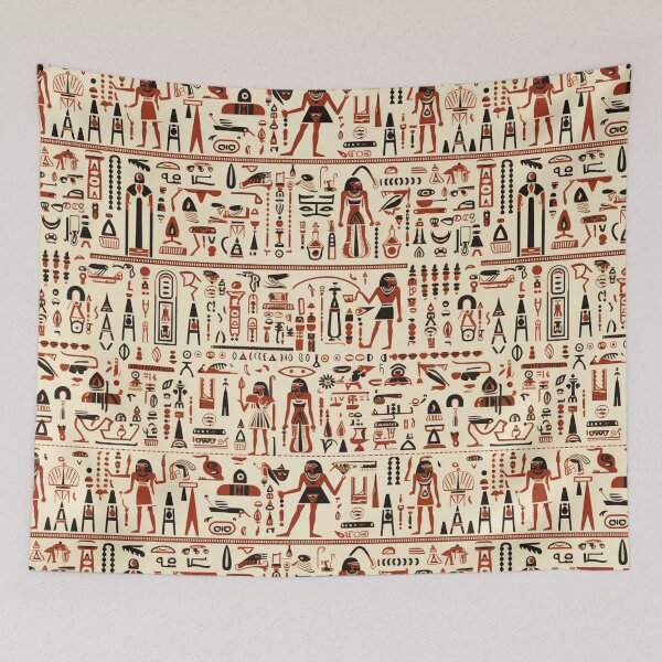 Item preview, Mystic Echoes: Ancient Egypt Hieroglyphics Unveiled designed and sold by AlienSkinEyes.