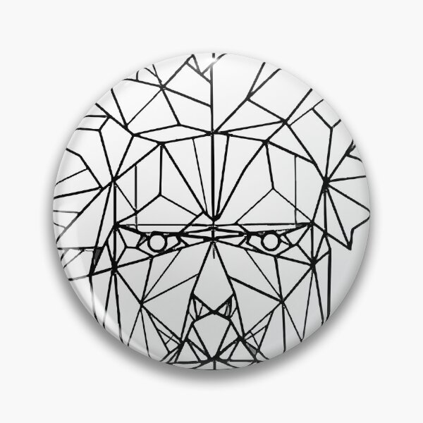 Item preview, Polygonal Pineapple Face designed and sold by bouseasley55.
