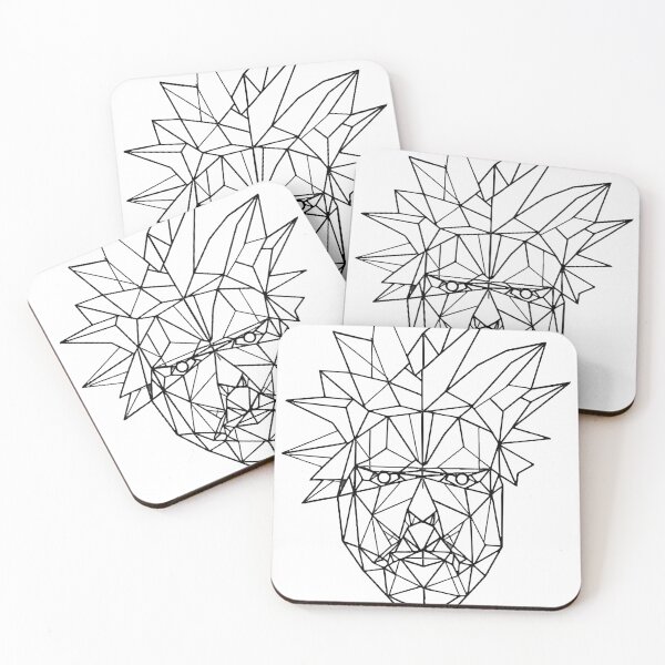 Item preview, Polygonal Pineapple Face designed and sold by bouseasley55.