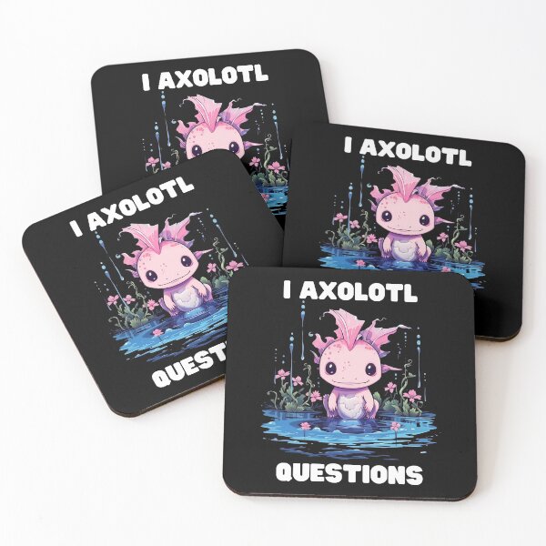 Item preview, I Axolotl Questions Cute Axolotl Kawaii designed and sold by ArtFromBeyond.