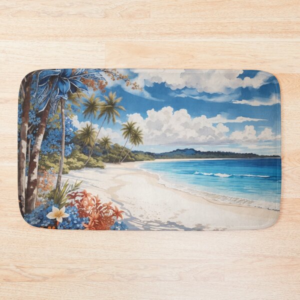 Item preview, Coastal Calm: A Tranquil Beachscape Illustration designed and sold by Ngea.