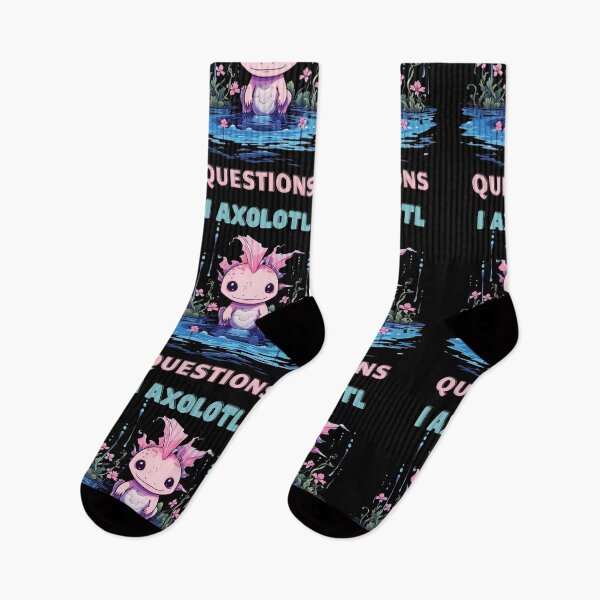 Item preview, I Axolotl Questions Cute Axolotl Kawaii designed and sold by ArtFromBeyond.