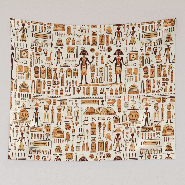 Item preview, Mystic Echoes: Ancient Egypt Hieroglyphics Unveiled designed and sold by AlienSkinEyes.