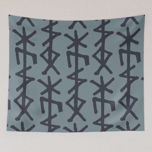 Item preview, Hūsō ᚼ-ᚢ-ᛋ-ᛟ - Protection Bindrune for the Household - Dark Grey designed and sold by SALENTOmadness.