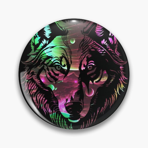 Item preview, Galaxy Wolf Face designed and sold by YrtemmyS.