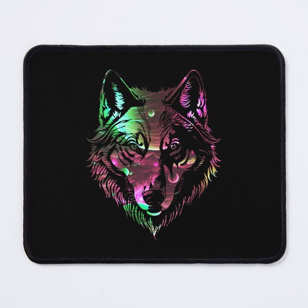 Item preview, Galaxy Wolf Face designed and sold by YrtemmyS.