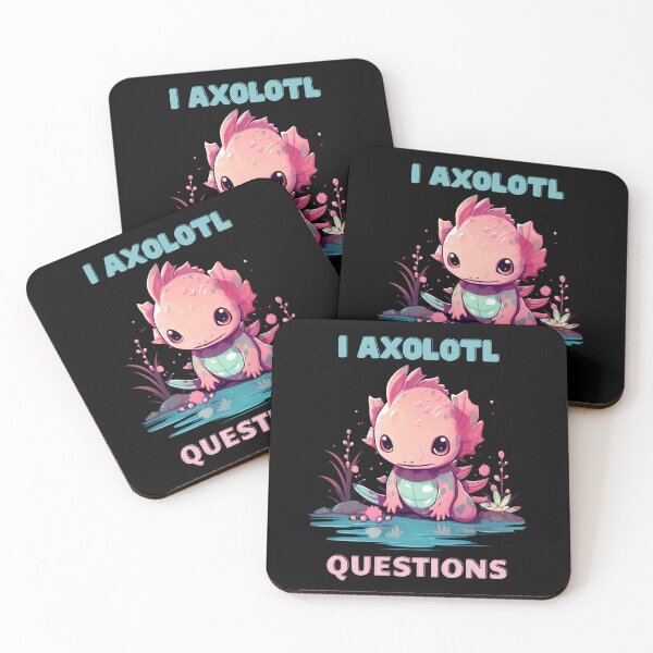 Item preview, I Axolotl Questions Cute Axolotl Kawaii designed and sold by ArtFromBeyond.