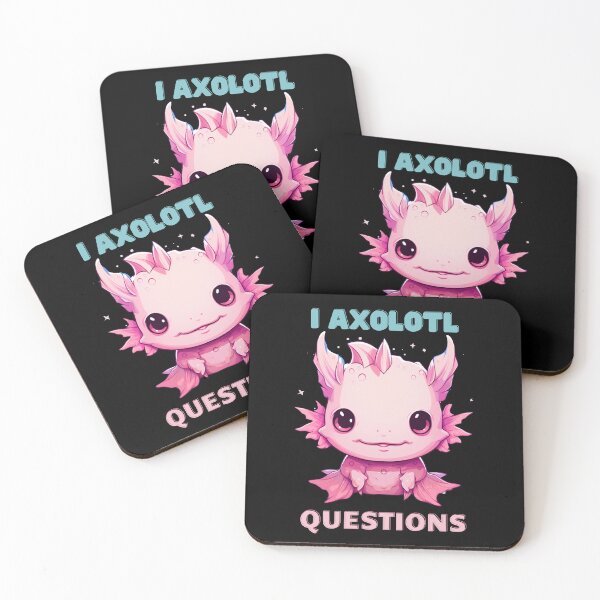 Item preview, I Axolotl Questions Cute Axolotl Kawaii designed and sold by ArtFromBeyond.