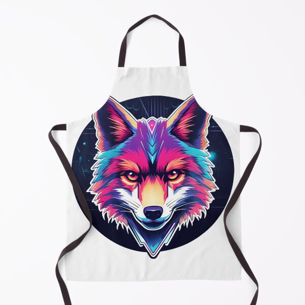 Item preview, Fox - Retrowave style - Colorful - Futuristic designed and sold by Vansky-Art.