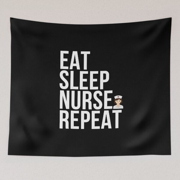 Item preview, Eat Sleep Nurse Repeat: Dedicated Nurses designed and sold by SuperSeries.