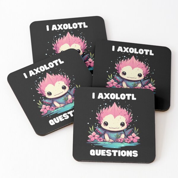Item preview, I Axolotl Questions Cute Axolotl Kawaii designed and sold by ArtFromBeyond.