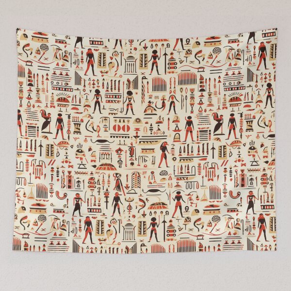 Item preview, Mystic Echoes: Ancient Egypt Hieroglyphics Unveiled designed and sold by AlienSkinEyes.