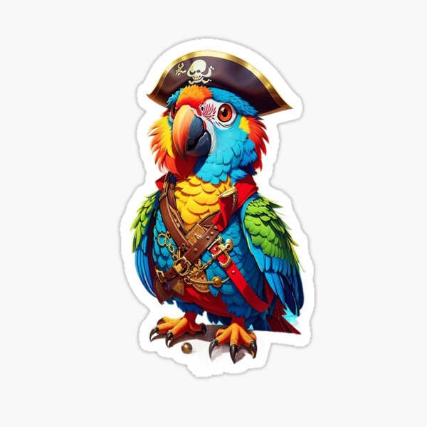 Pirate Stickers Party Bag Christmas Stocking Fillers Caribbean Parrot  Pirates UK