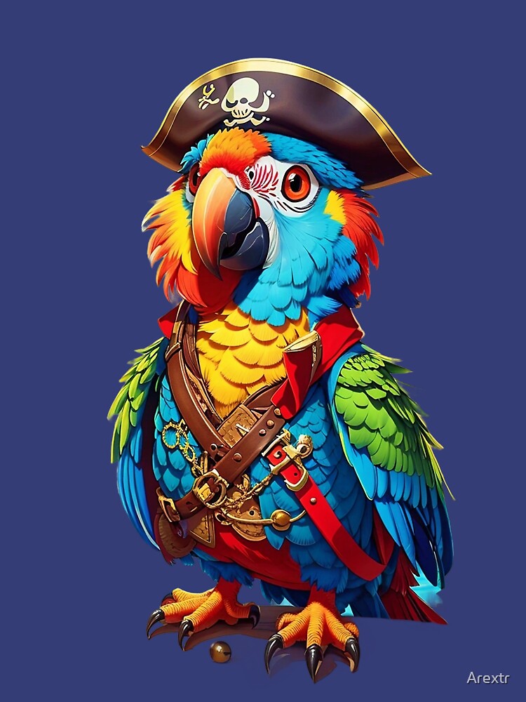 Pirate & Parrot Halloween Makeup