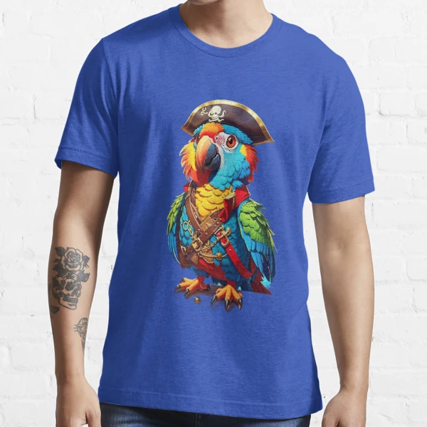  Salt Shaker Security I Funny Pirate Parrot T-Shirt : Clothing,  Shoes & Jewelry