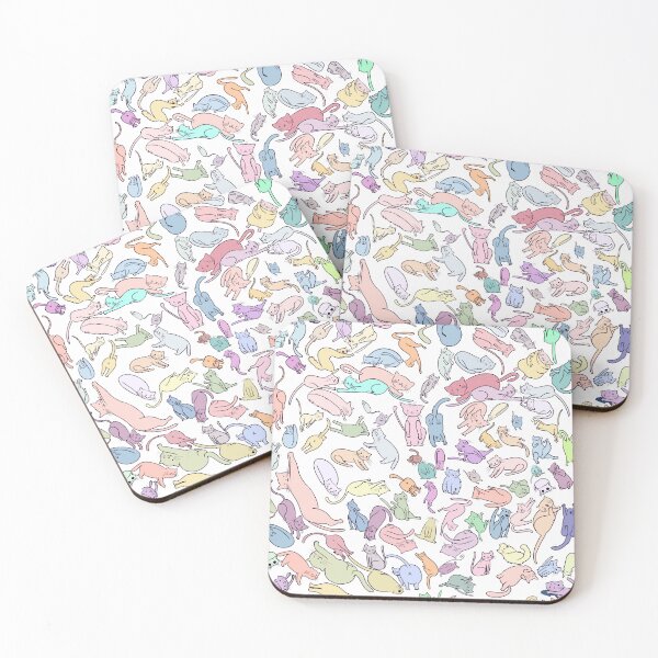 Item preview, Lots of cats in pastel designed and sold by MissPinzi.