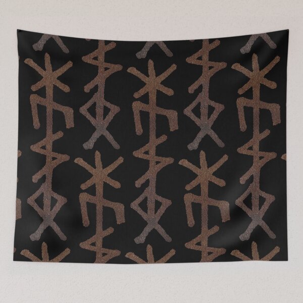 Item preview, Hūsō ᚼ-ᚢ-ᛋ-ᛟ - Protection Bindrune for the Household - Rusty Metal designed and sold by SALENTOmadness.