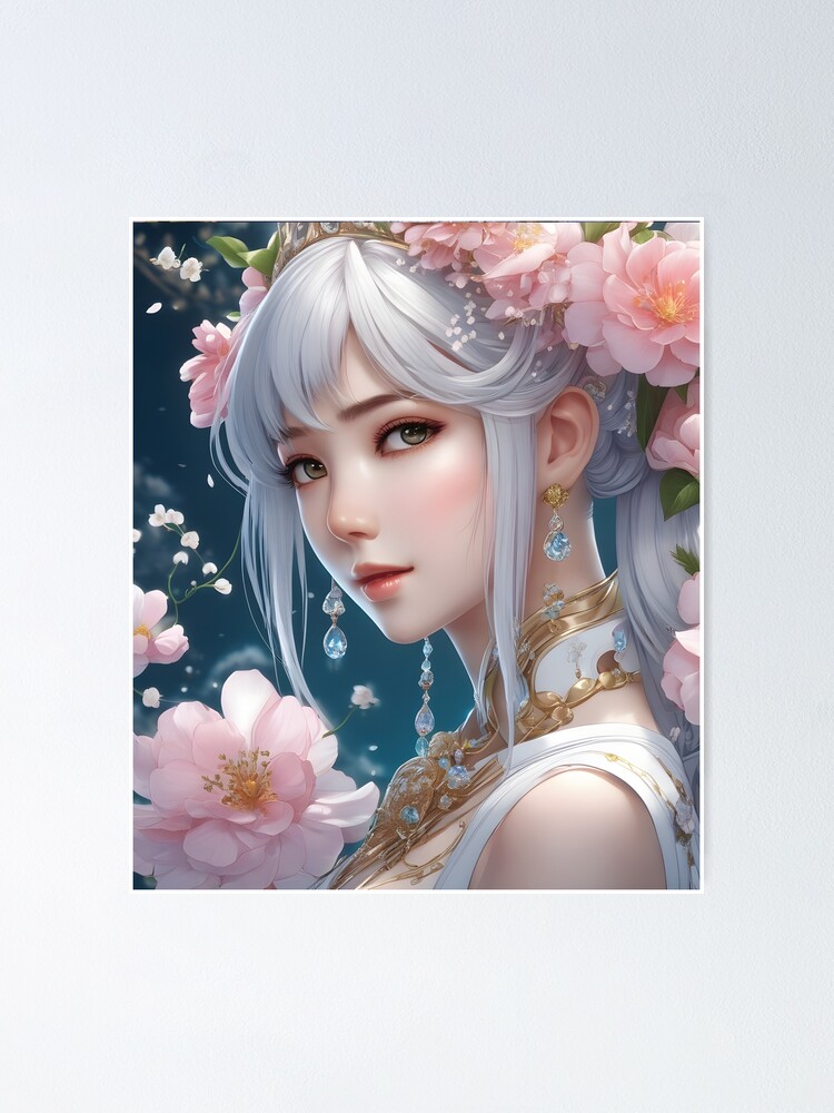 Menina anime bonito posters & Art Prints de Anime Sekai - Printler