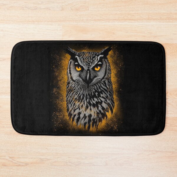 Item preview, eagle owl portrait designed and sold by landscapeworlds.