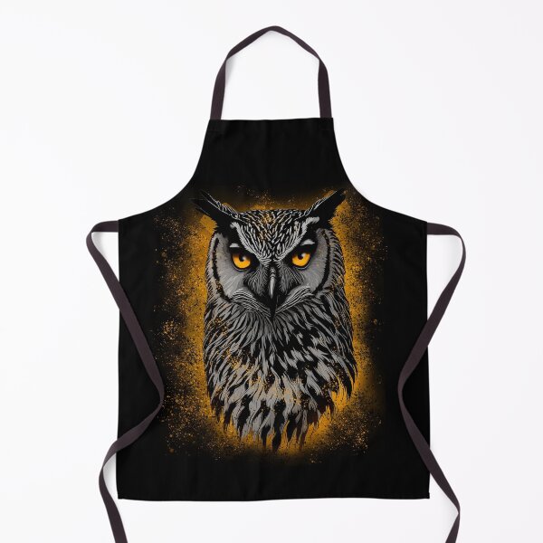 Item preview, eagle owl portrait designed and sold by landscapeworlds.