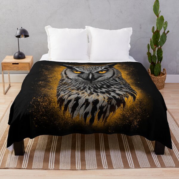 Item preview, eagle owl portrait designed and sold by landscapeworlds.