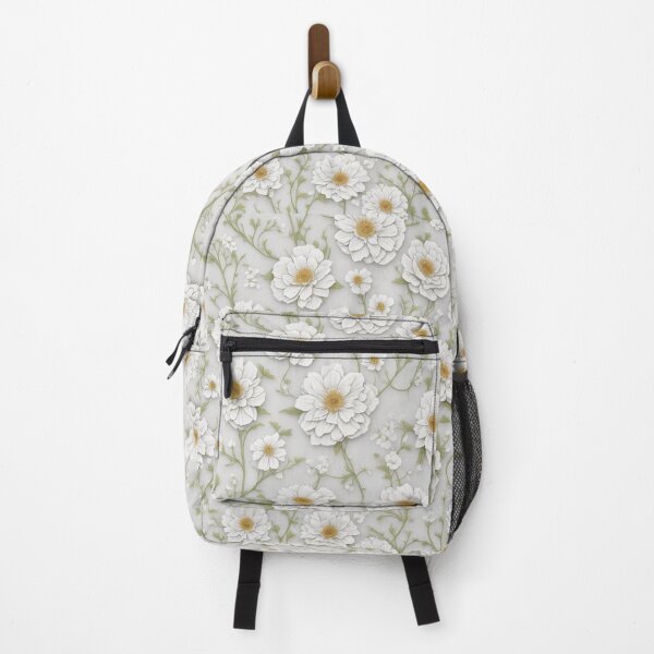 Item preview, White Flowers Seamless Patterns. designed and sold by CCT-Design.