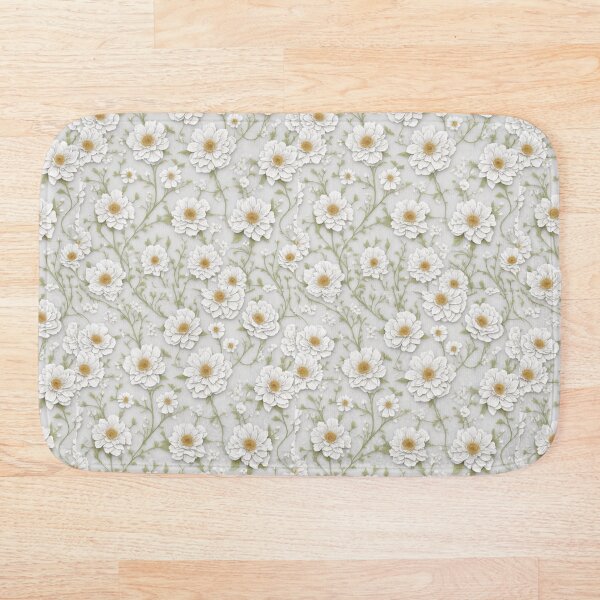 Item preview, Patrones sin fisuras de flores blancas. designed and sold by CCT-Design.