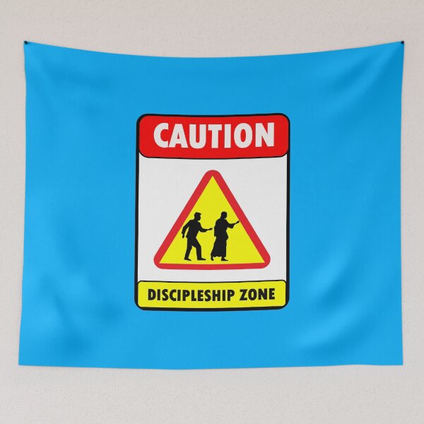 Item preview, Caution Discipleship Zone designed and sold by Warih.