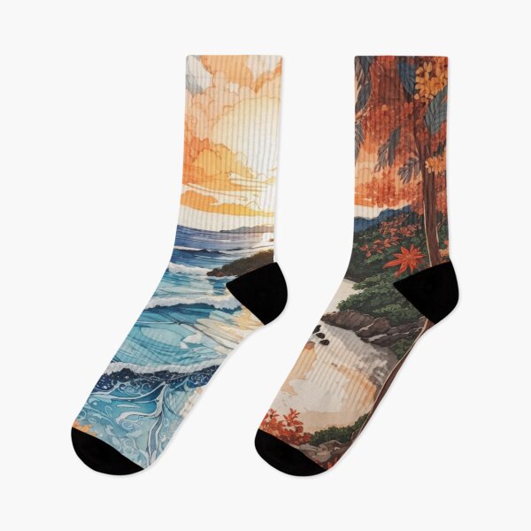 Item preview, Ocean Serenade: An Illustration of the Sun-Drenched Beach and Waves designed and sold by Ngea.