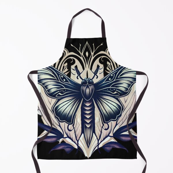 Item preview, Art Deco Moth Tattoo Style designed and sold by Sturdust.
