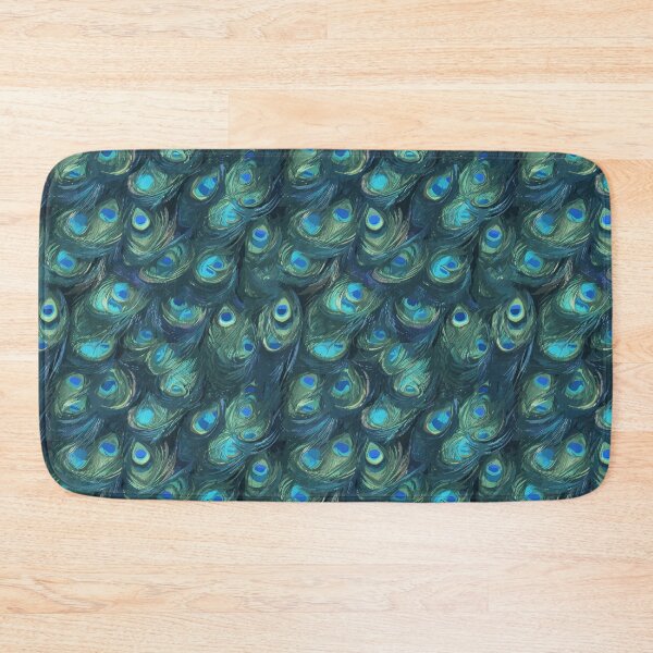 Item preview, peacock feather pattern  designed and sold by Five Seventy Five.