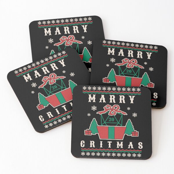 Item preview, Merry Critmas: Festive RPG Gaming Christmas Design designed and sold by Zanda-Nerd-Shop.