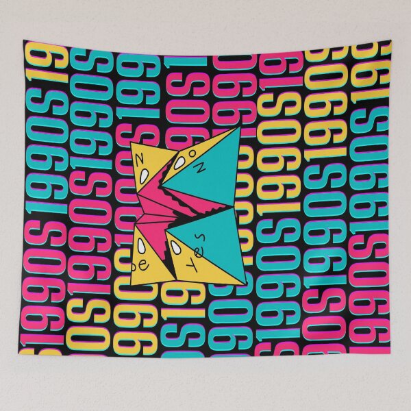 Item preview, 1990s retro design 12 - Black Background designed and sold by PunjabanJatti.